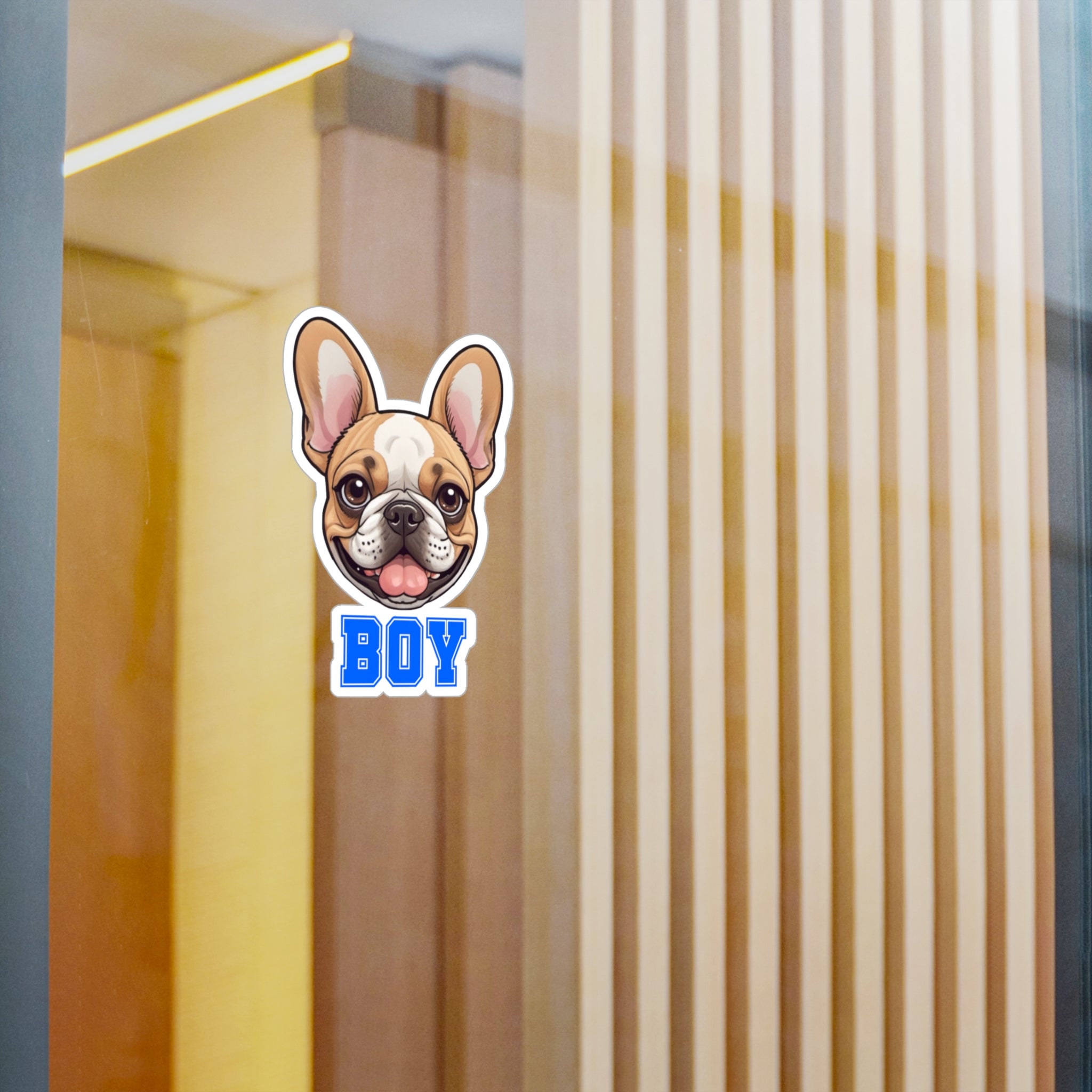 Frenchie Boy Vinyl Decals