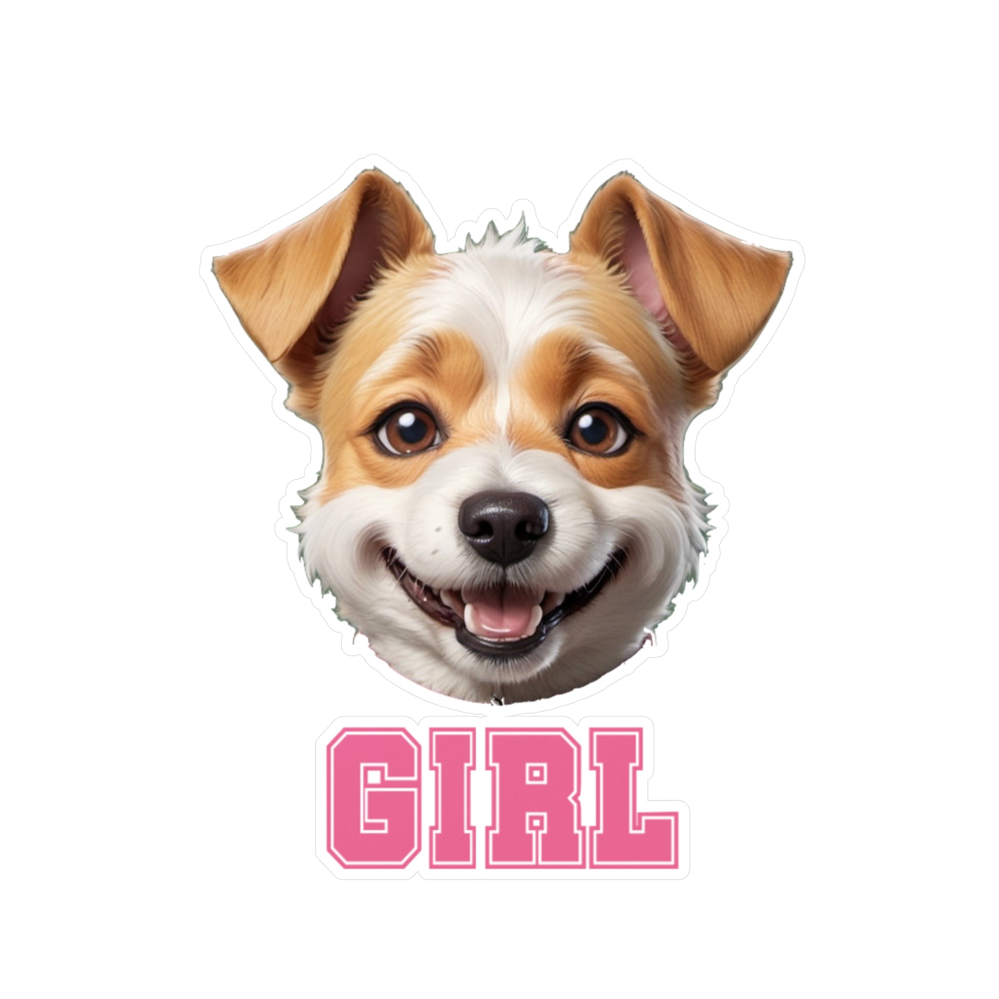 Terrier Girl Vinyl Decals