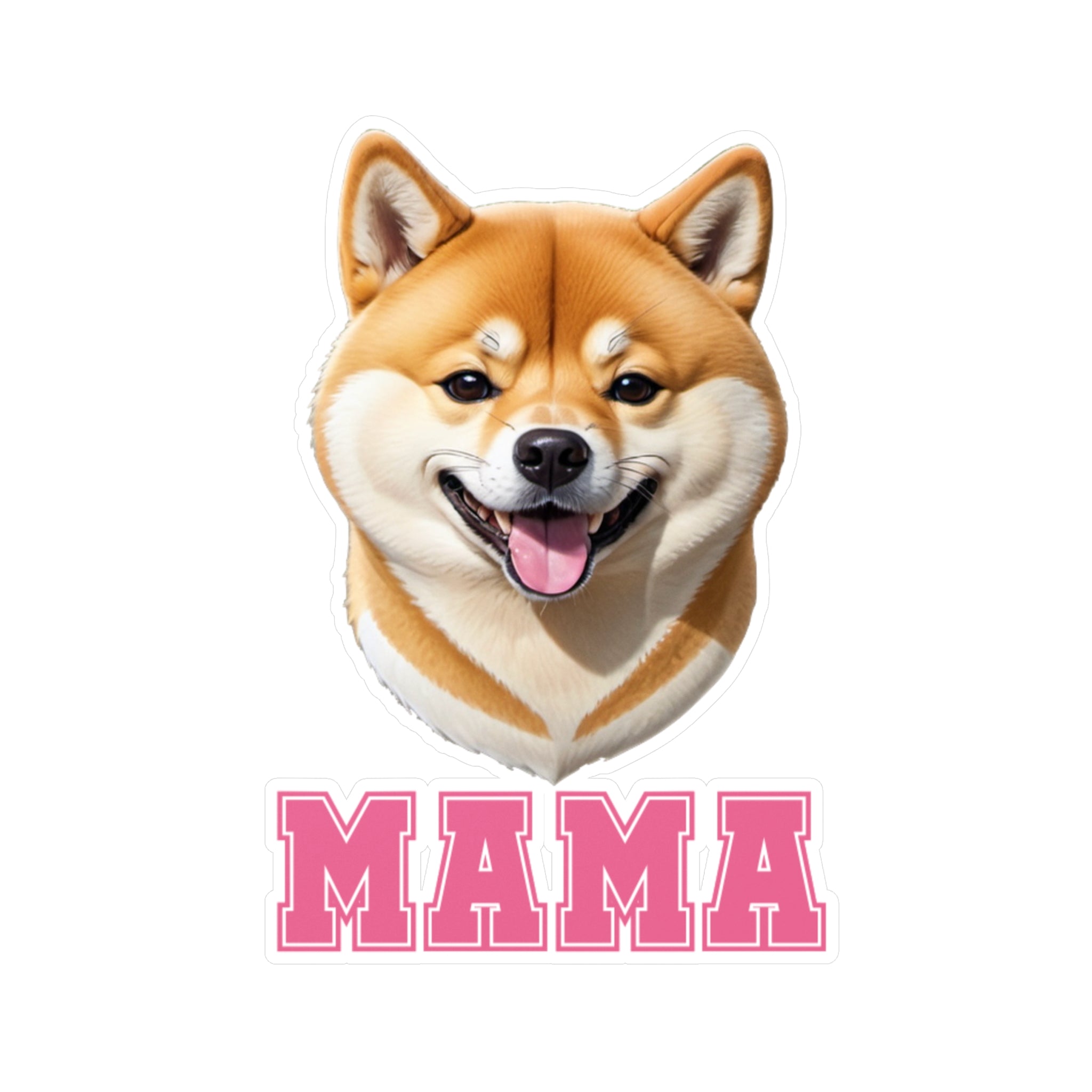 Shiba Inu Mama Vinyl Decals