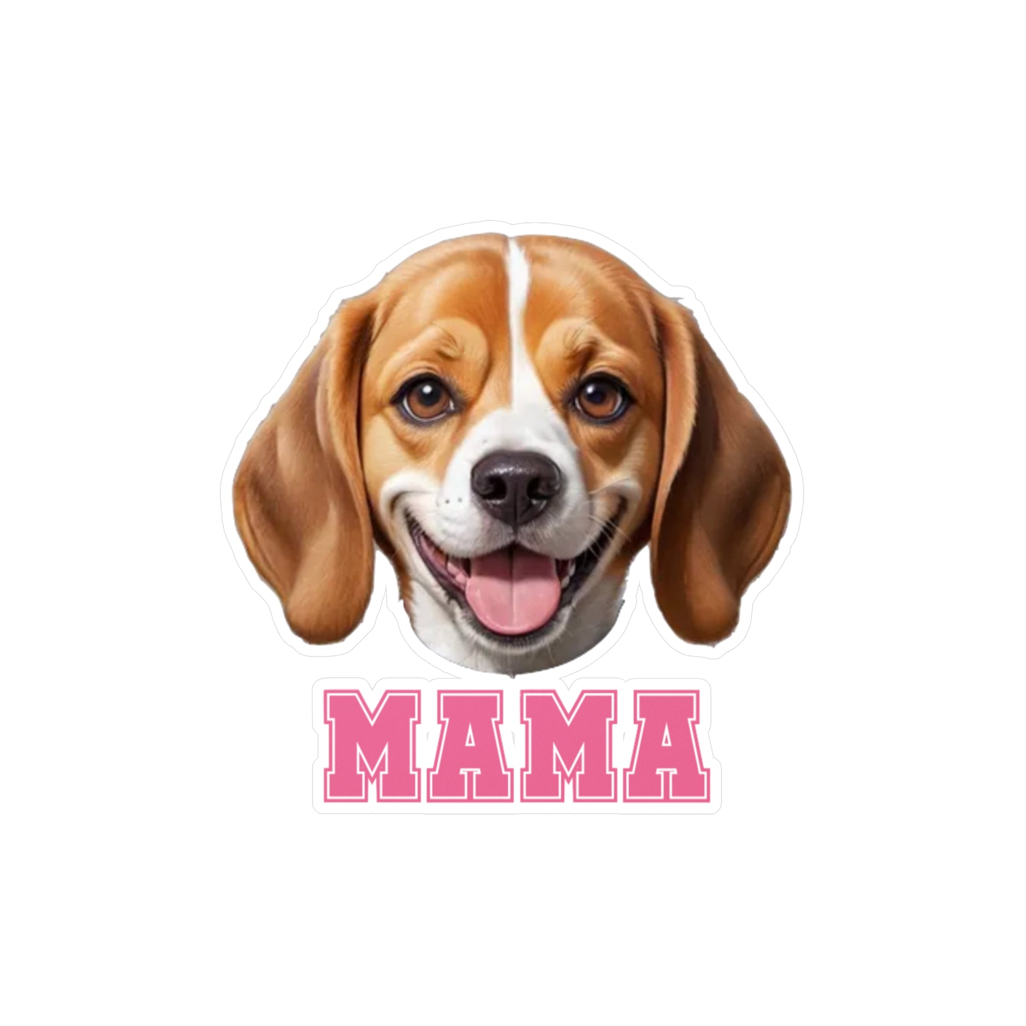 Beagle Mama Vinyl Decals