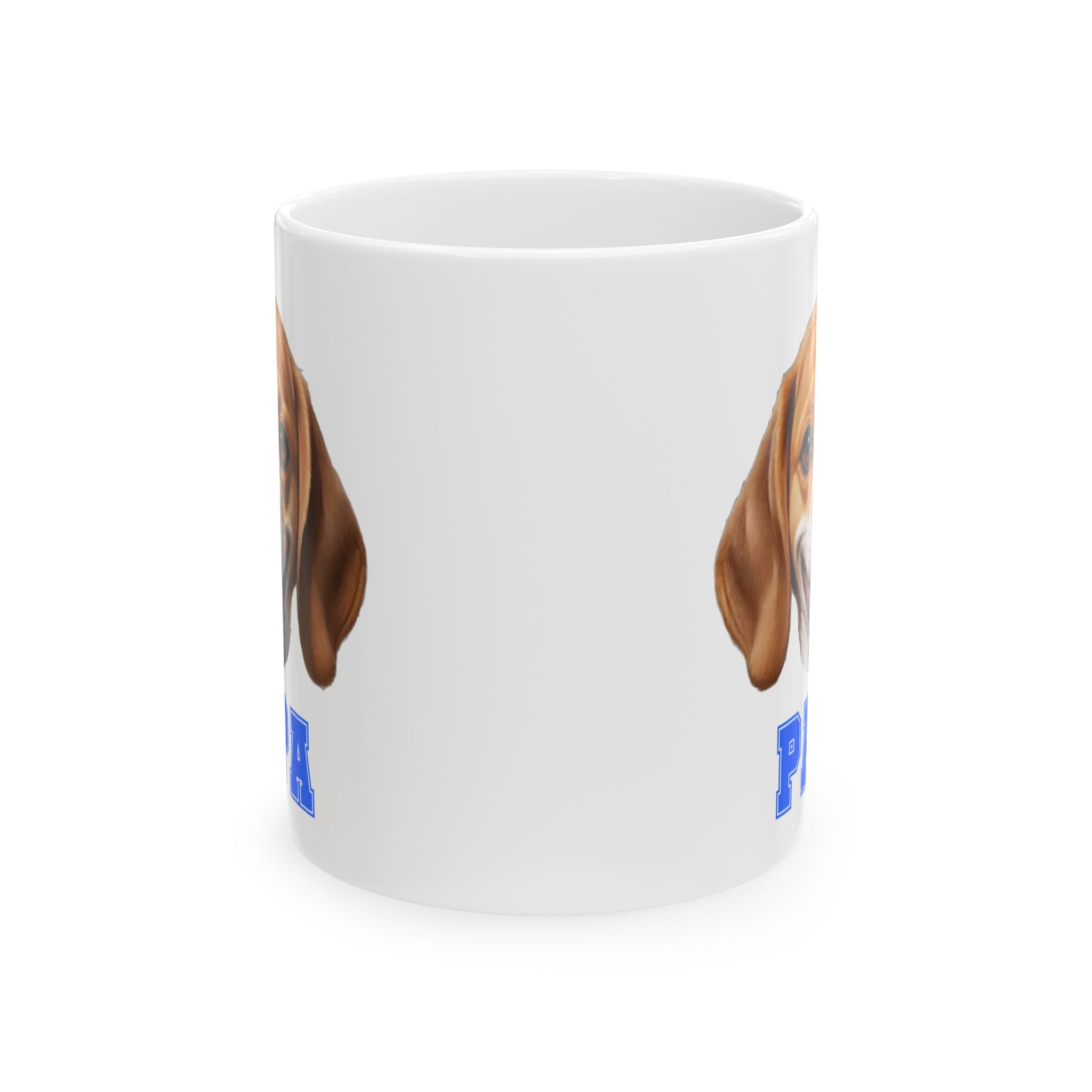 Beagle Papa Ceramic Mug, (11oz, 15oz)