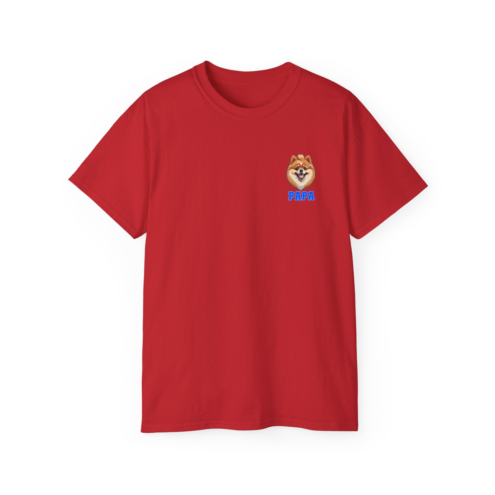 Pomeranian Papa Ultra Cotton Tee