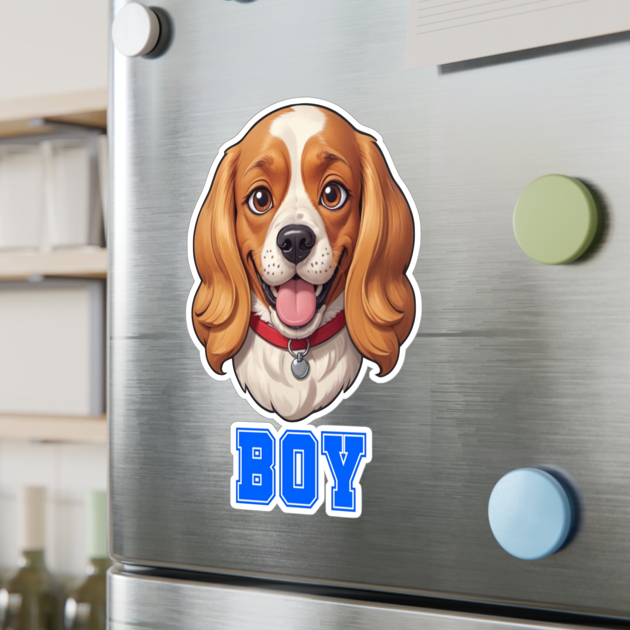 Cavalier - Cocker Boy Vinyl Decals