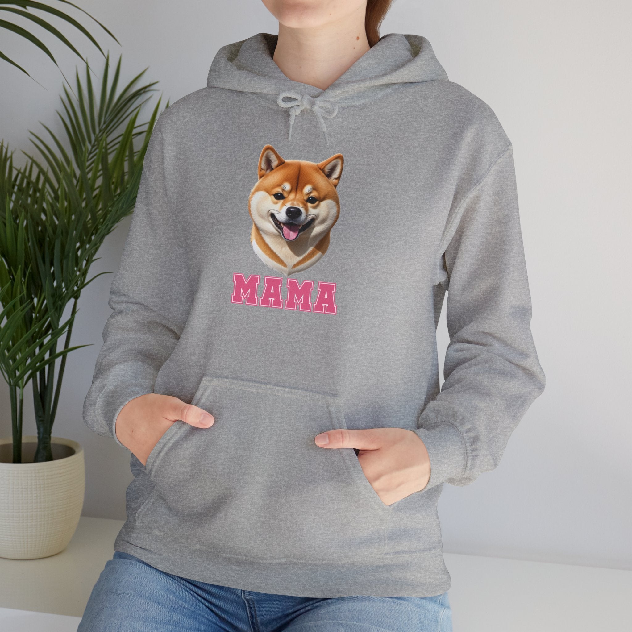 Shiba Inu Mama Heavy Blend™ Hooded Sweatshirt