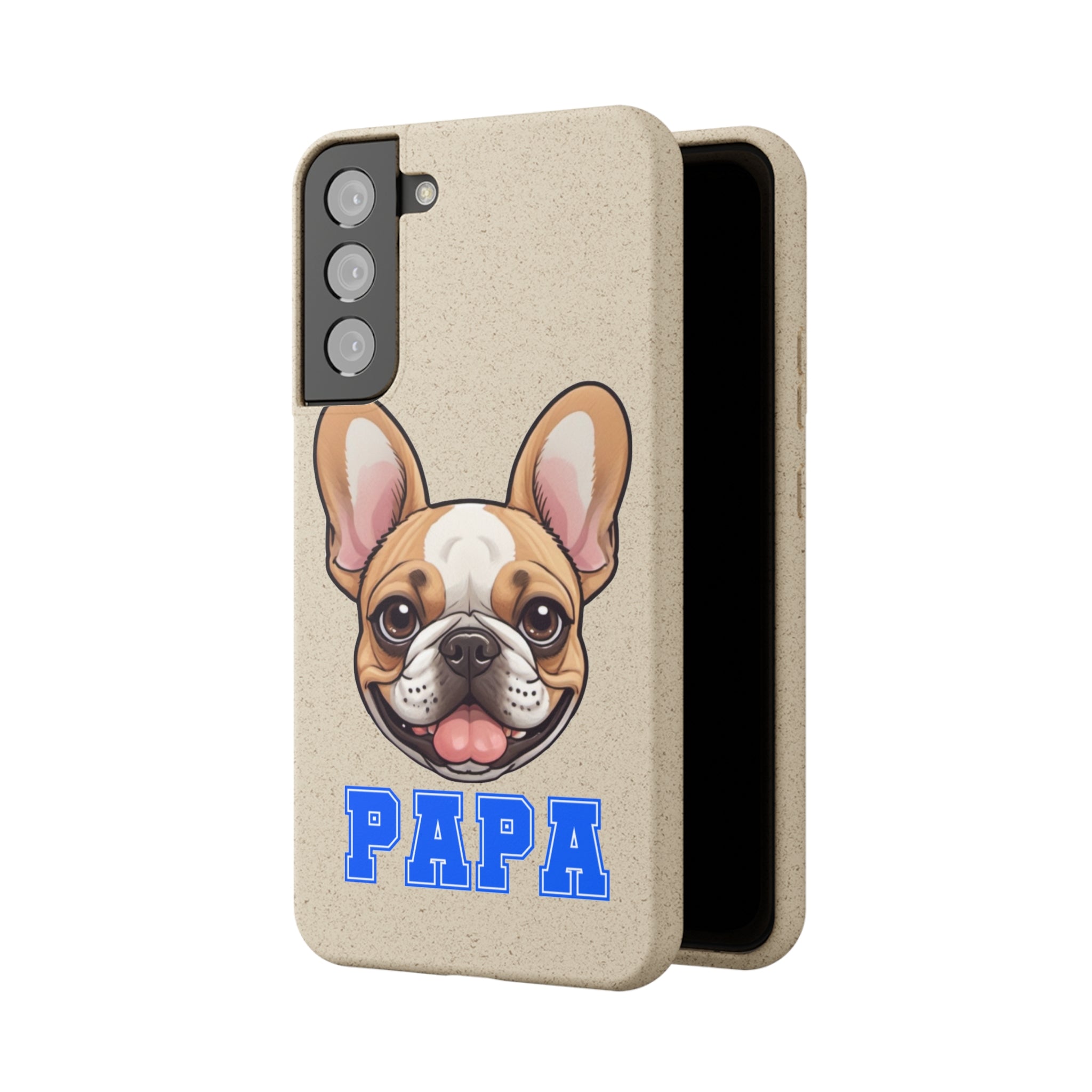 Biodegradable  Frenchie Papa Cases