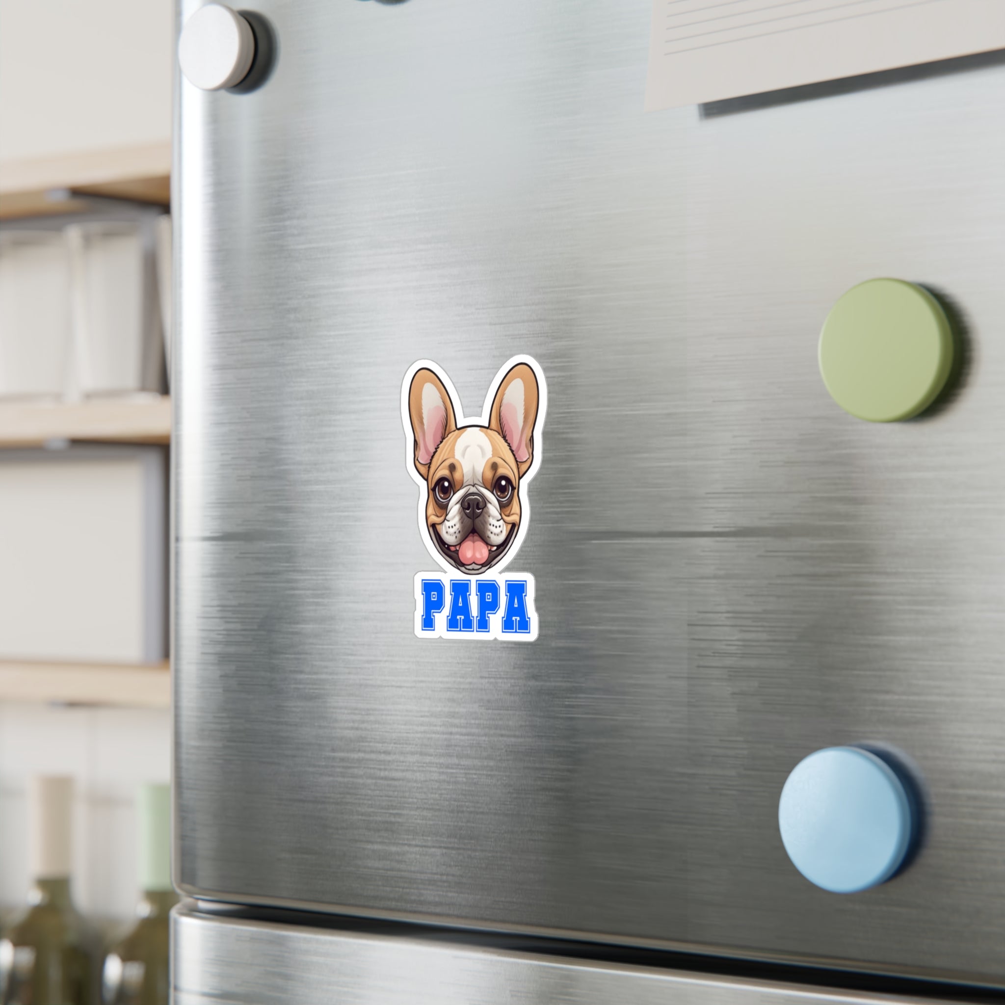 Frenchie Papa Vinyl Decals