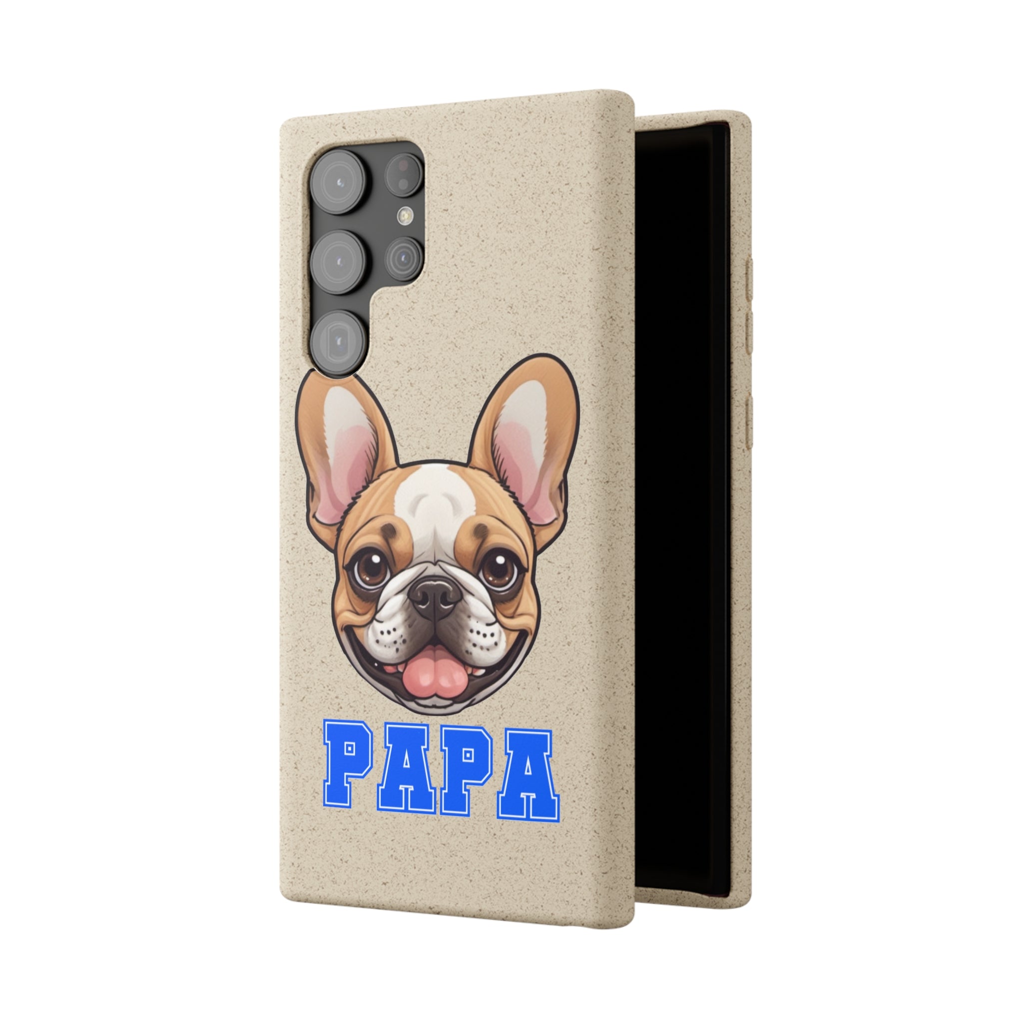 Biodegradable  Frenchie Papa Cases