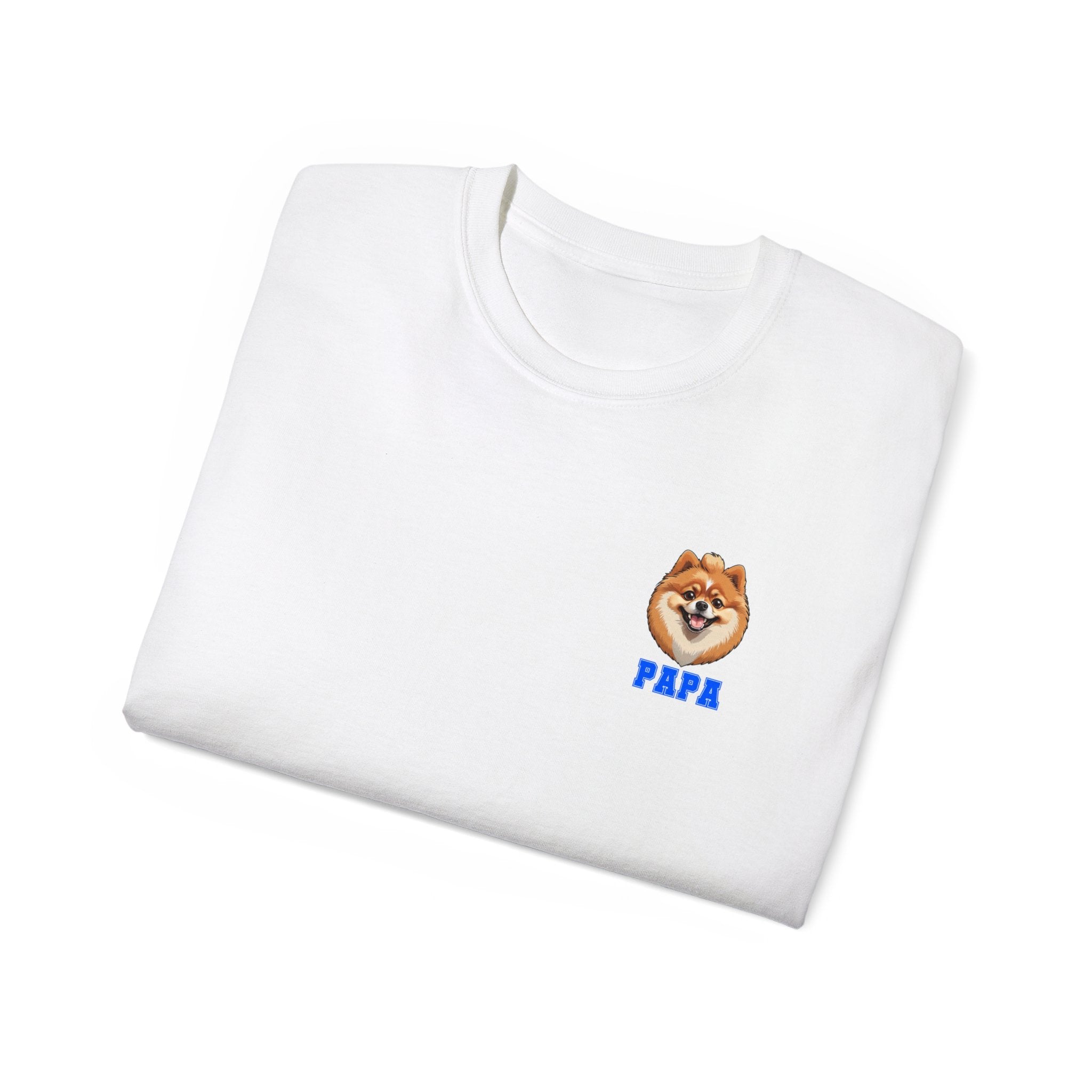 Pomeranian Papa Ultra Cotton Tee
