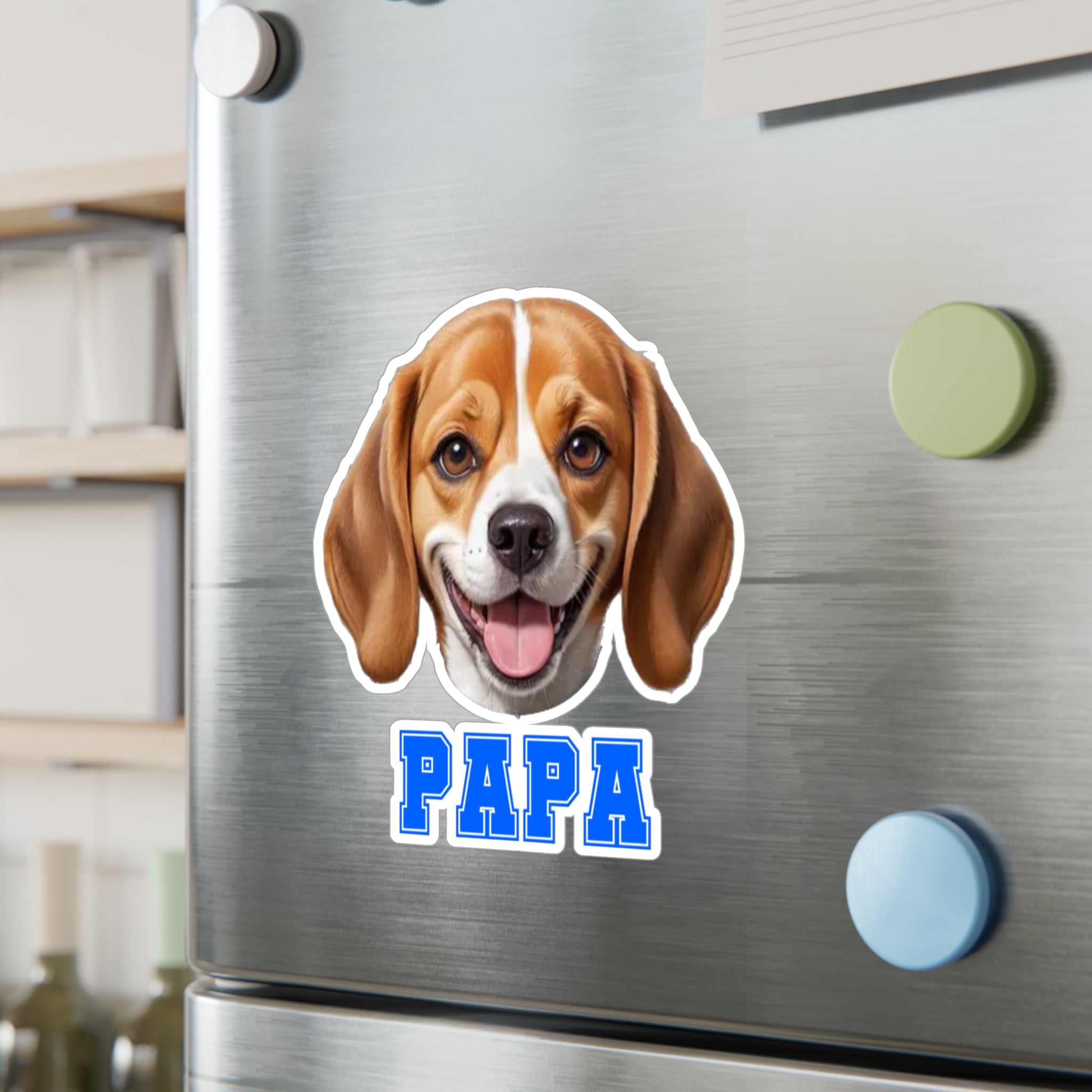 Beagle Papa Vinyl Decals