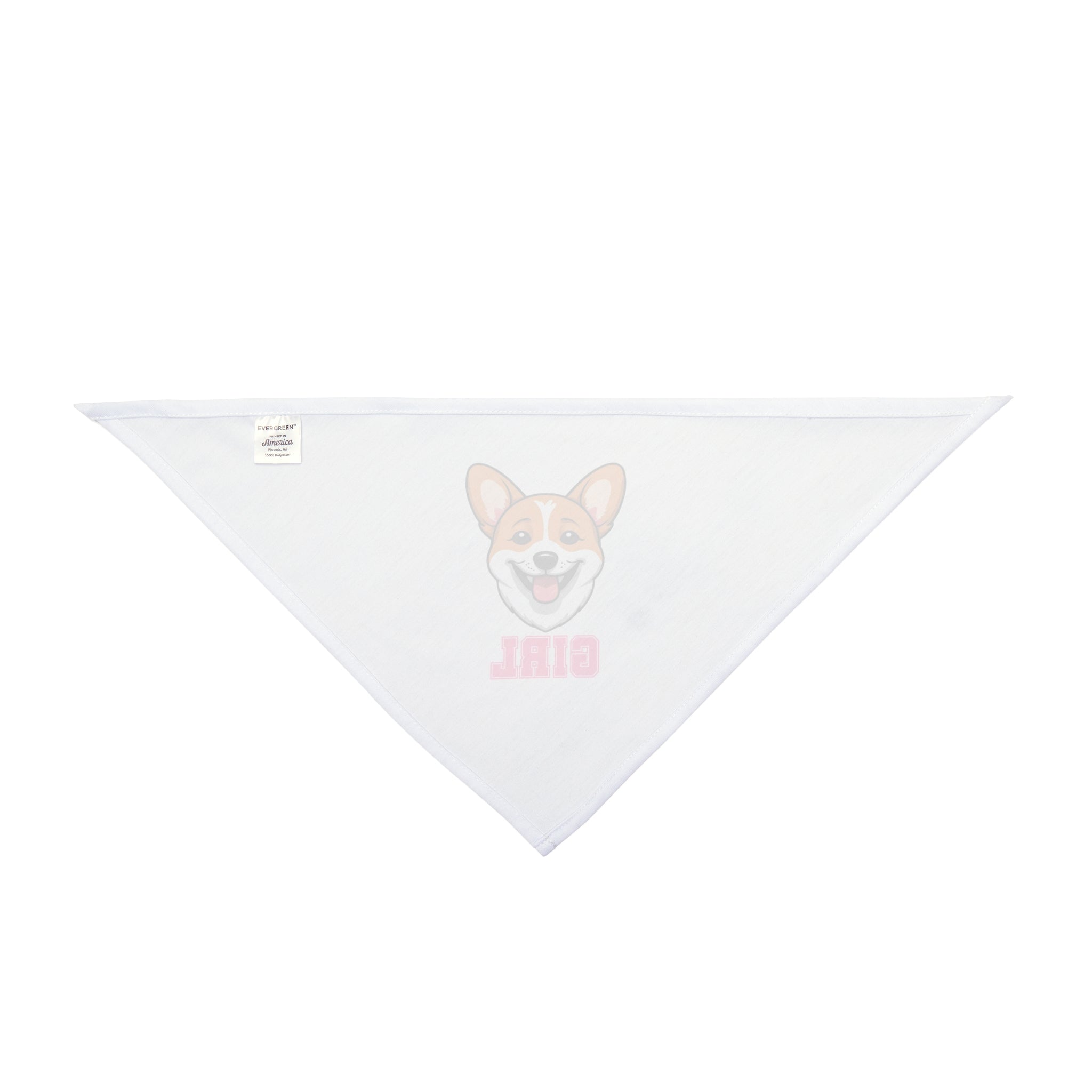 Corgi Girl Bandana