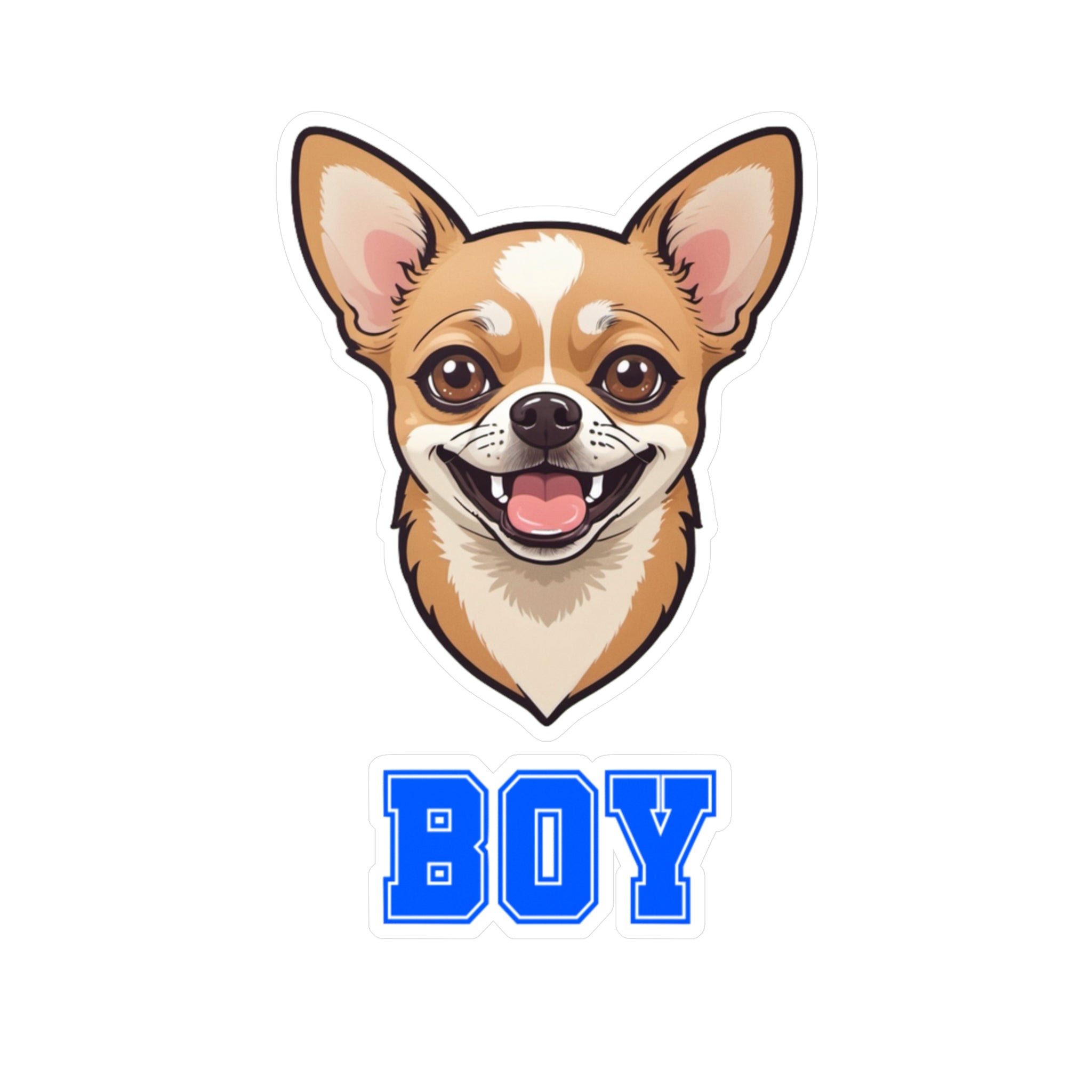 Chihuahua Boy Vinyl Decals