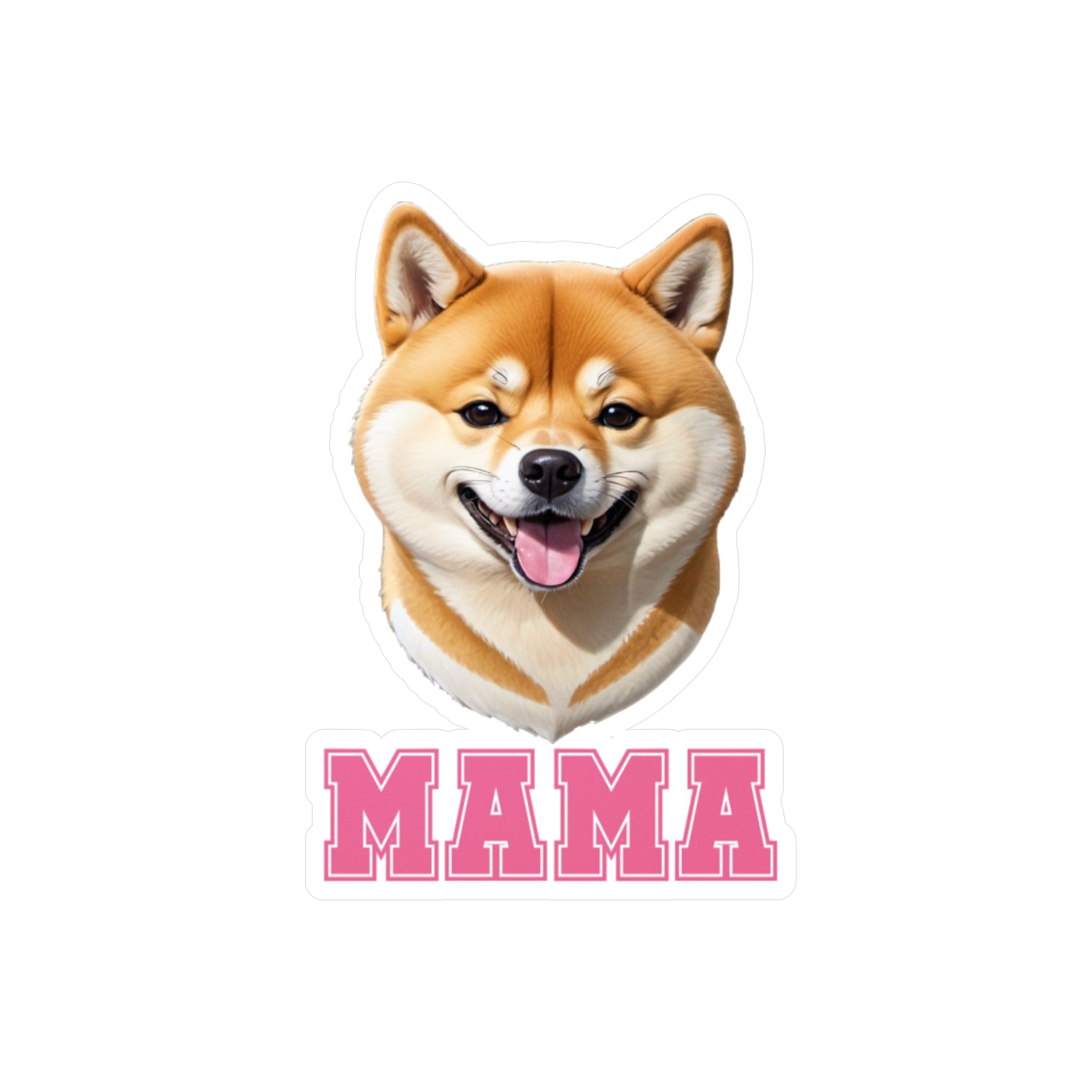 Shiba Inu Mama Vinyl Decals