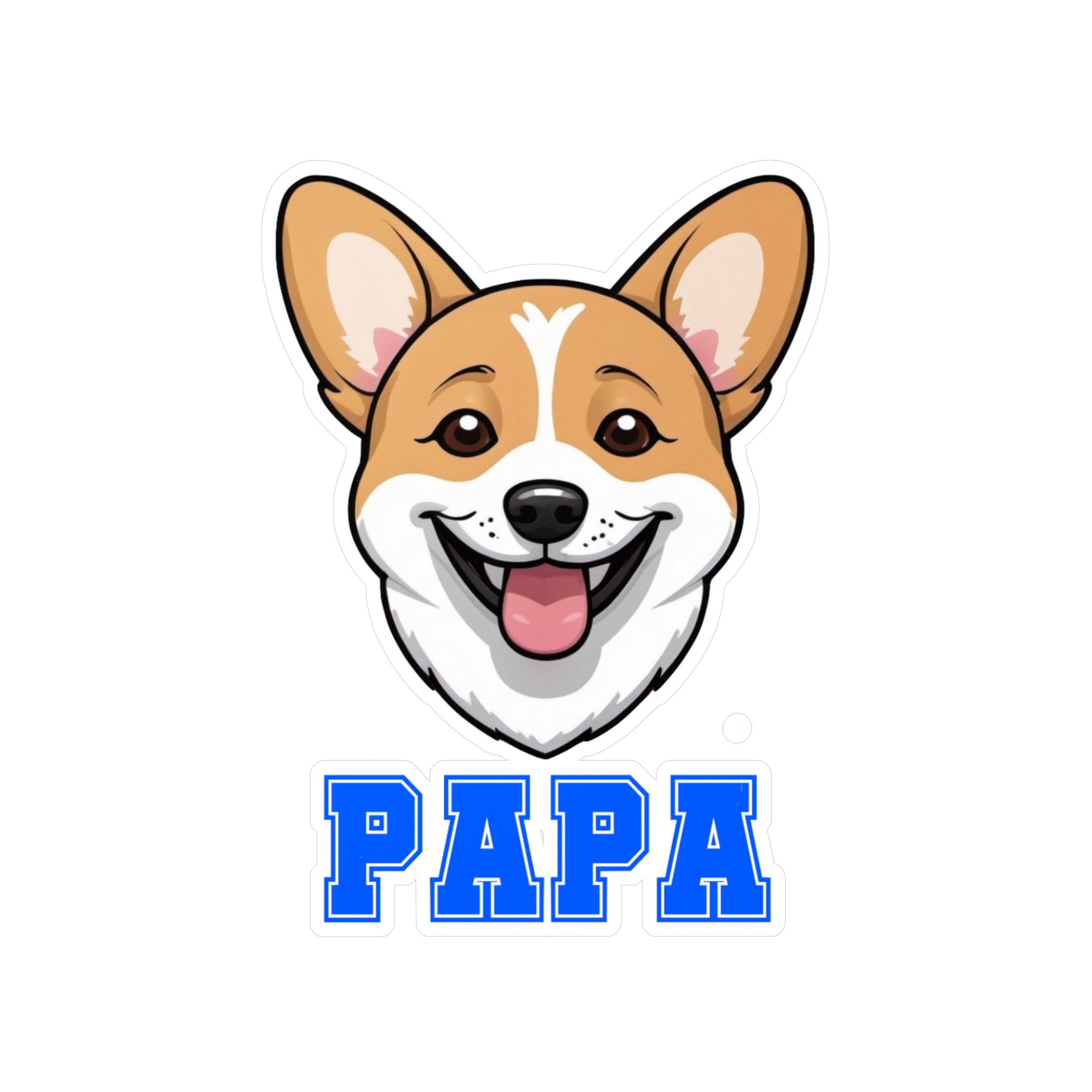 Corgi Papa Vinyl Decals