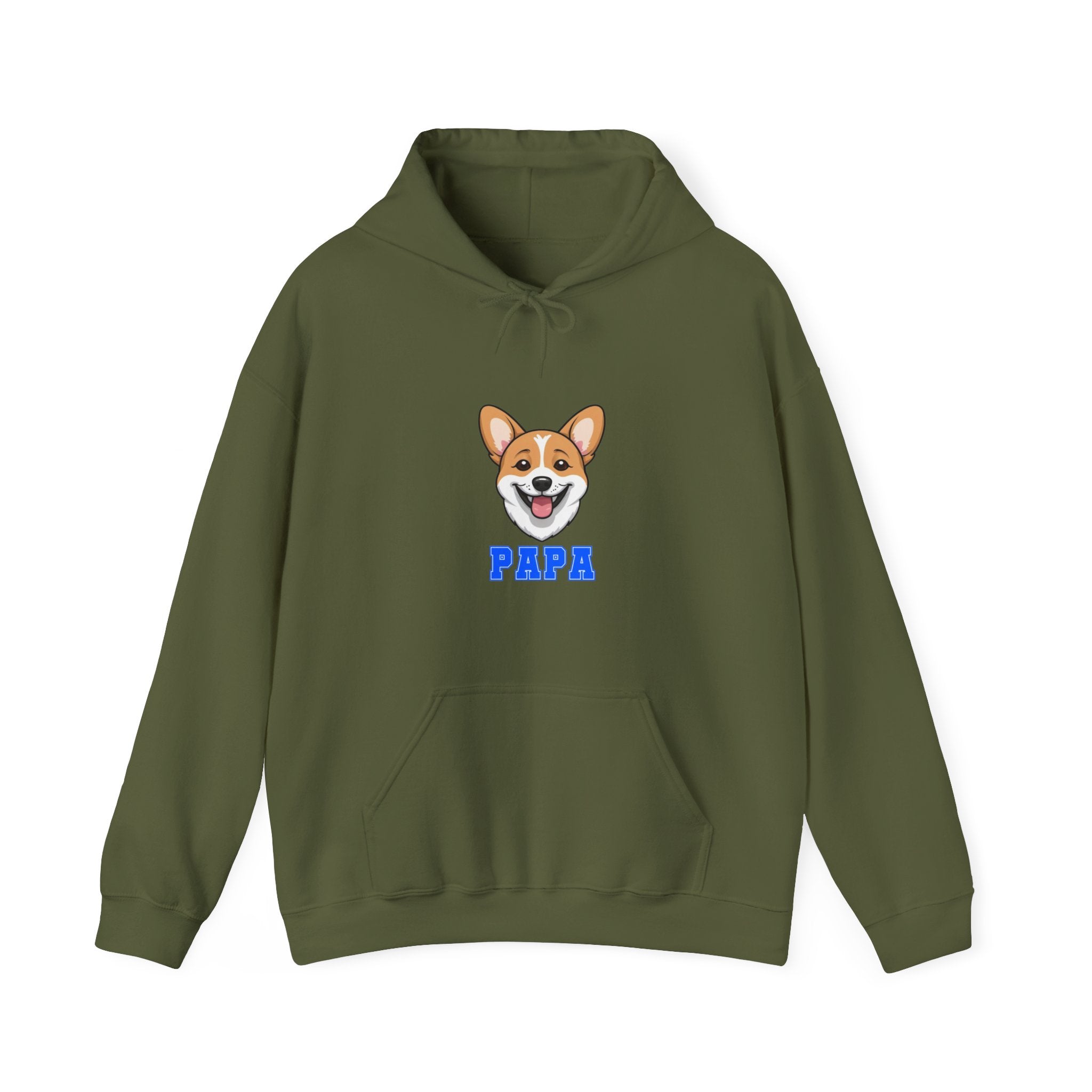 Corgi Papa Heavy Blend™ Hooded Sweatshirt