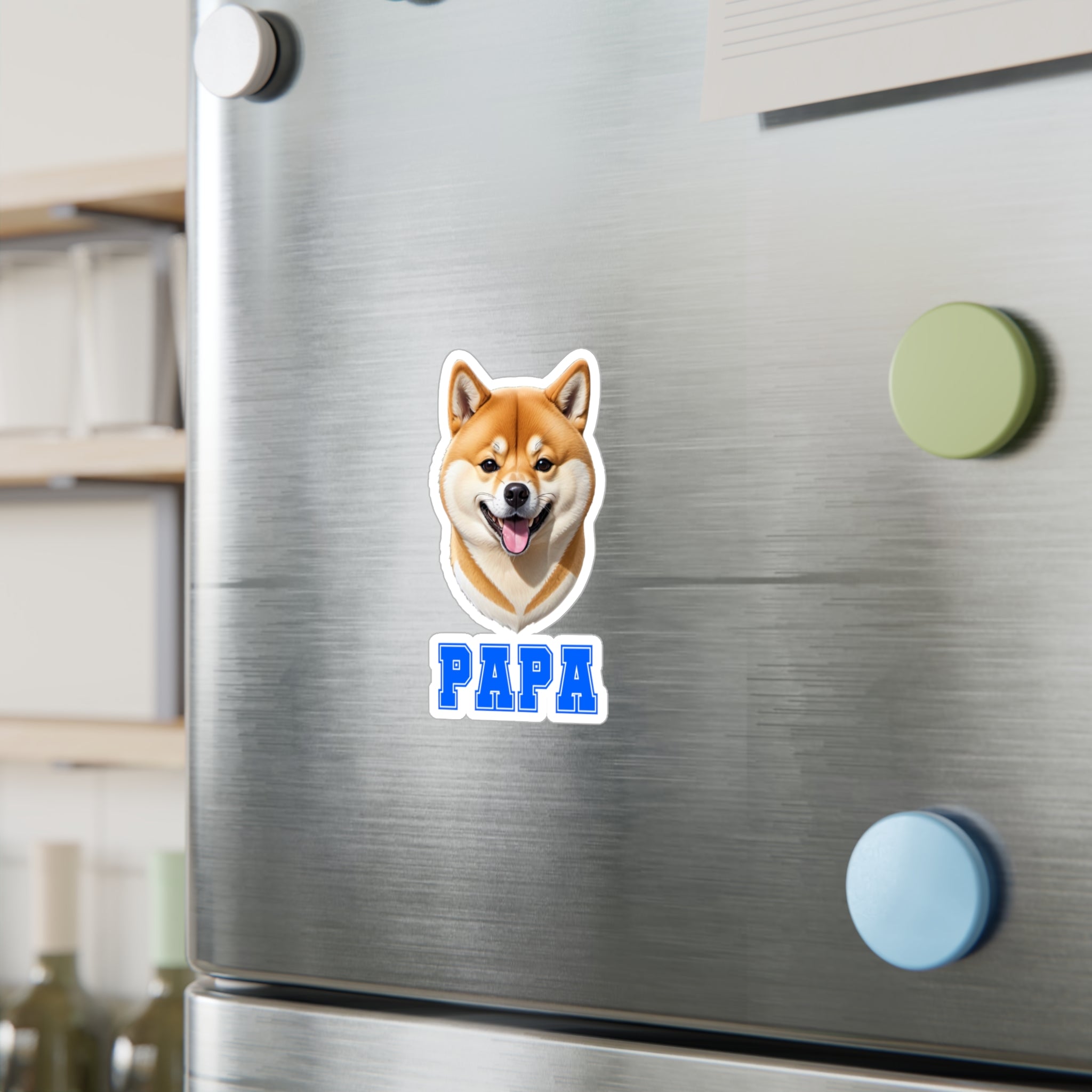 Shiba Inu Papa Vinyl Decals