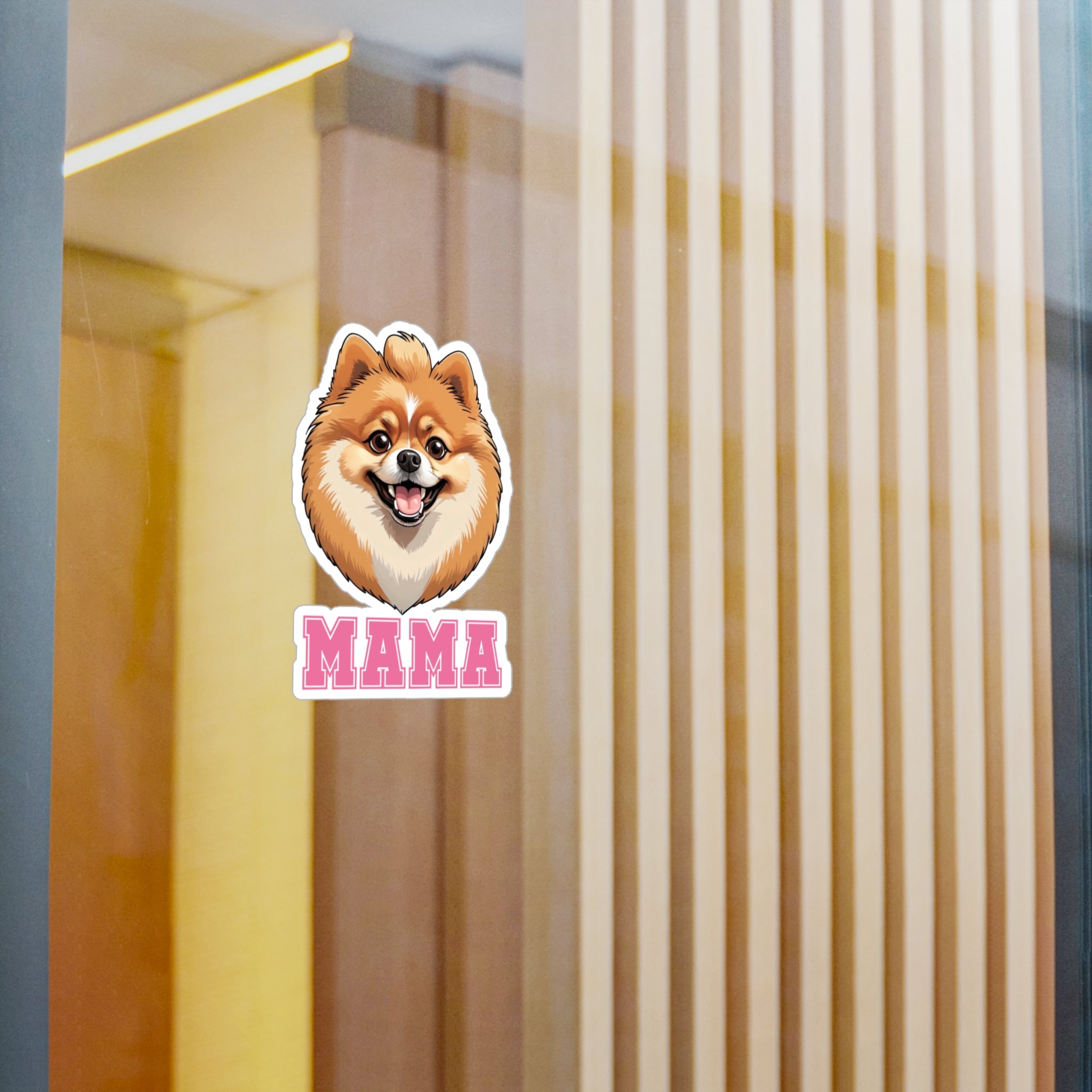 Pomeranian Mama Vinyl Decals