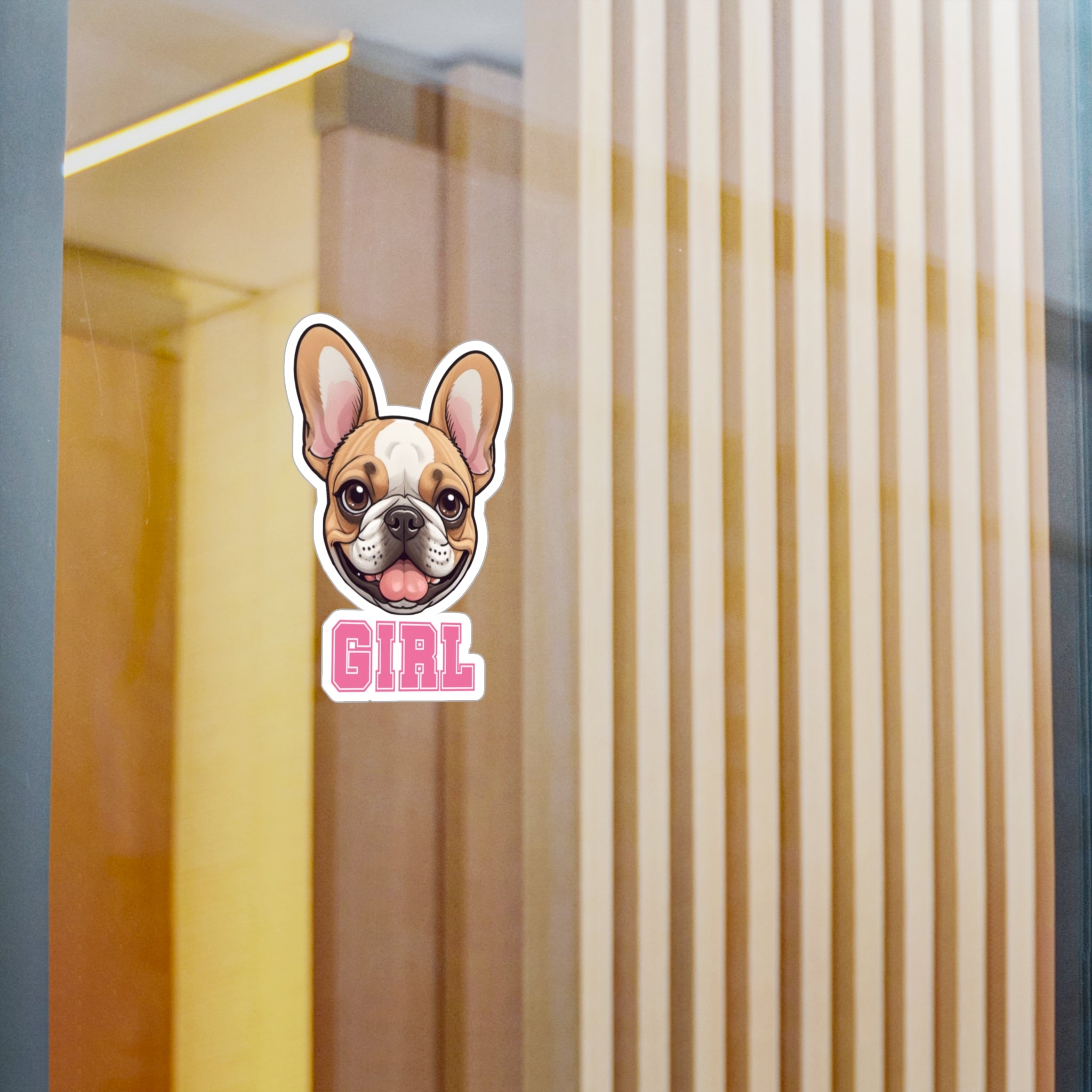 Frenchie Girl Vinyl Decals