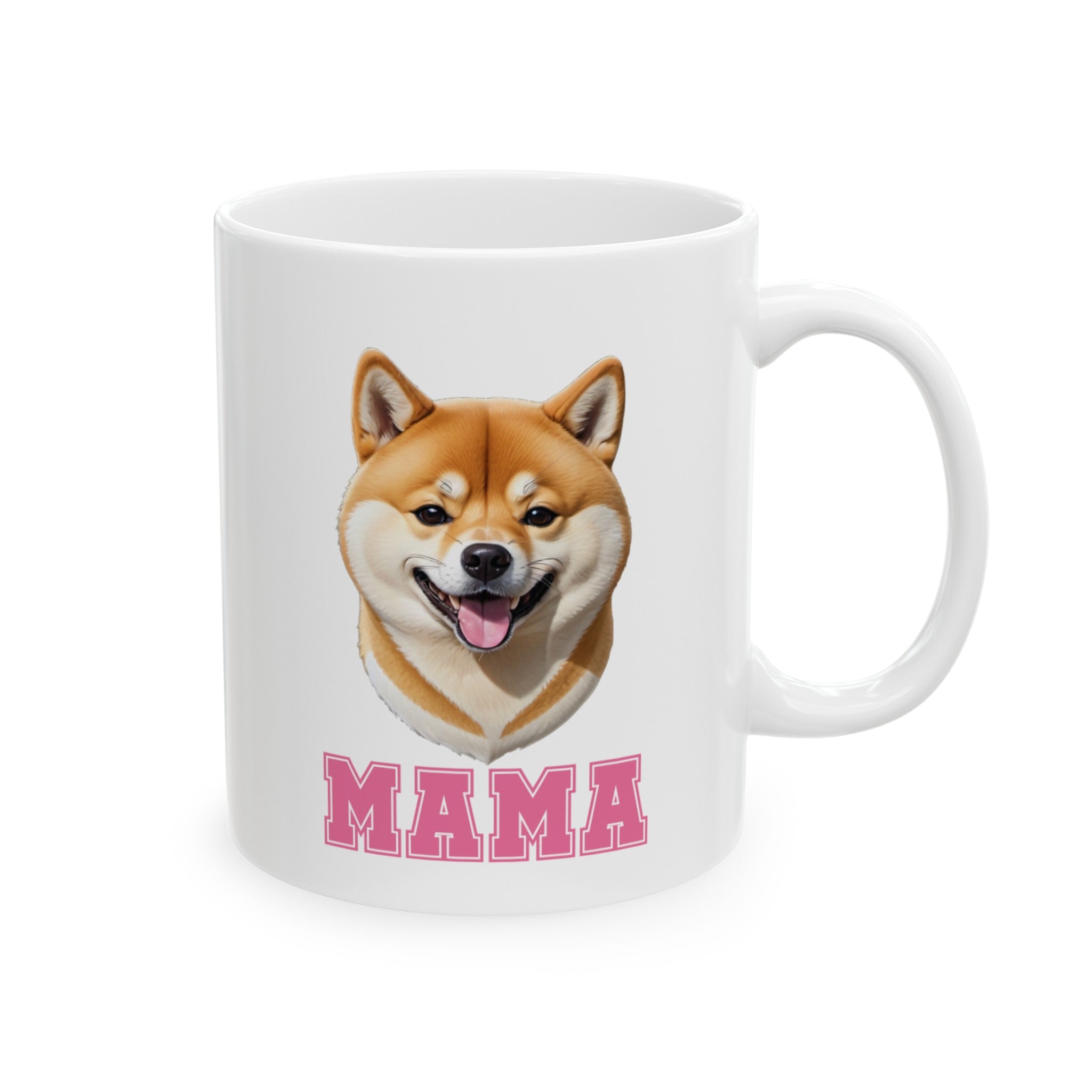 Shiba Inu Mama Ceramic Mug, (11oz, 15oz)