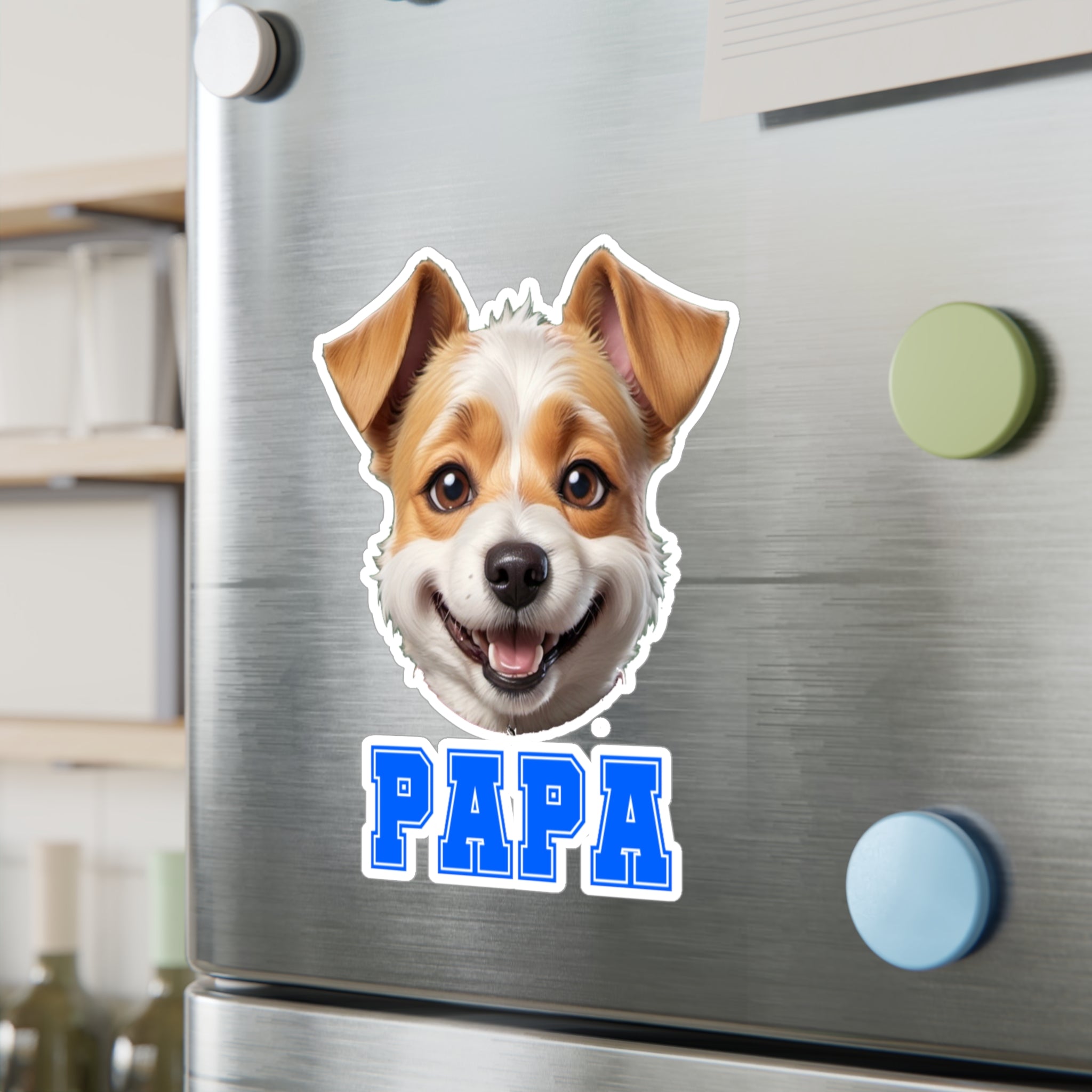 Terrier Papa Vinyl Decals