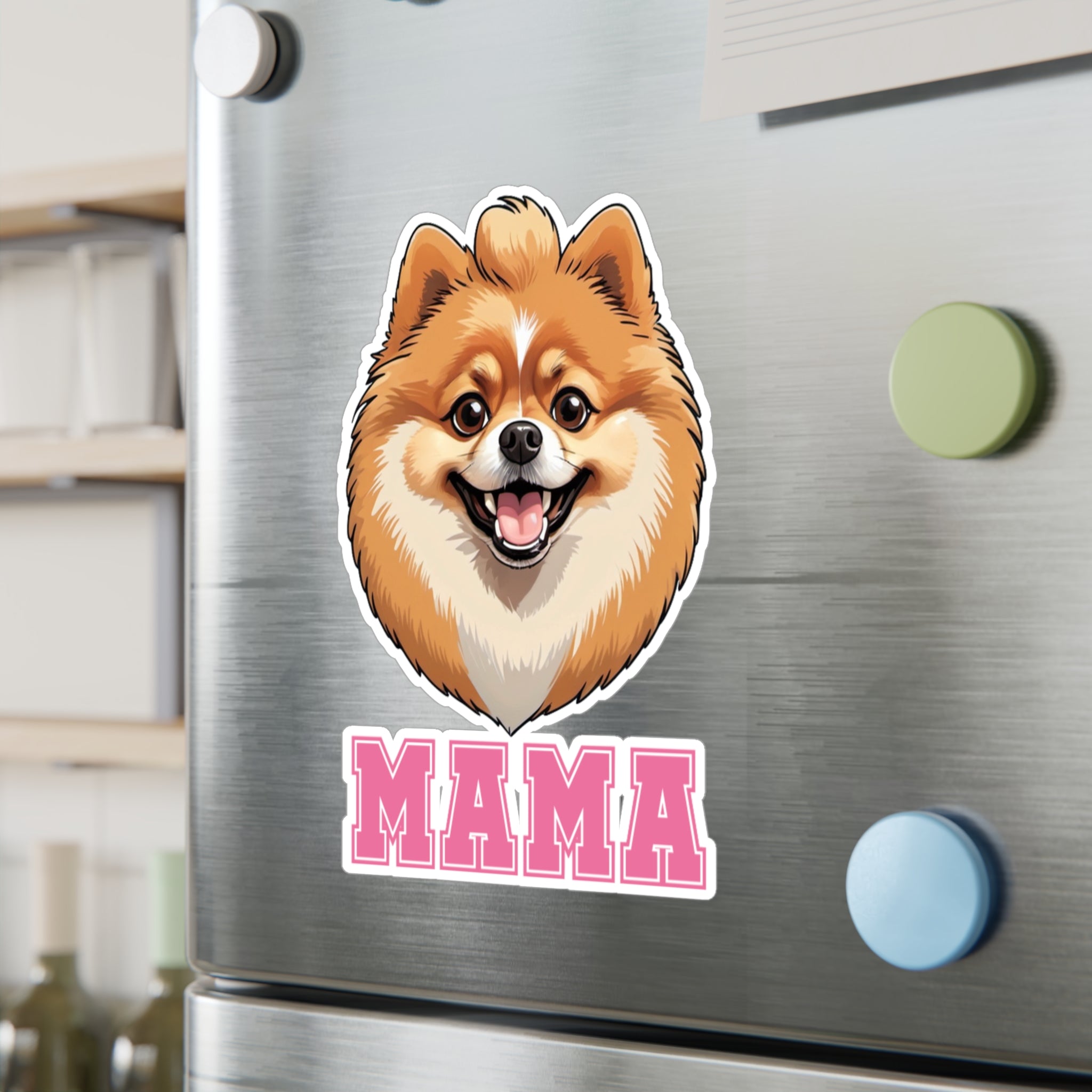 Pomeranian Mama Vinyl Decals